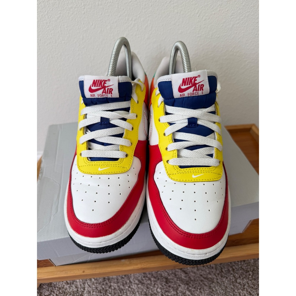 Nike Air Force 1 Low Multi-Color Primary Colors FN6980-657 Boys 7Y Womens 8.5 - Picture 14 of 16